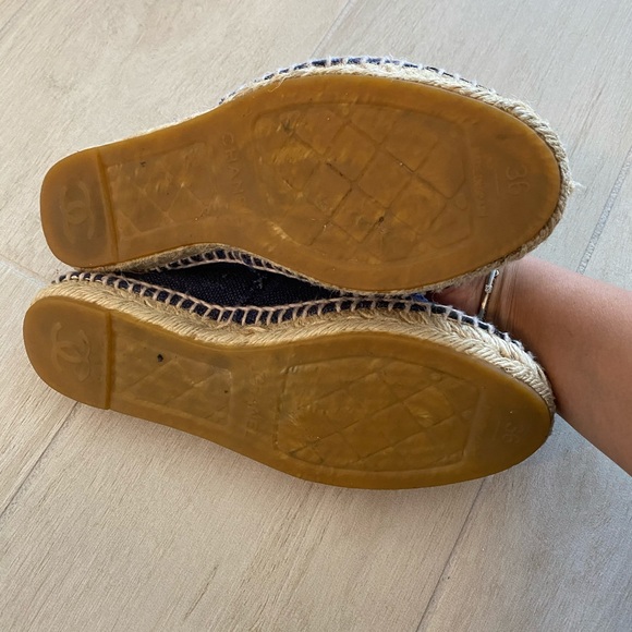 Chanel Jean and Black Espadrilles - Picture 5 of 5